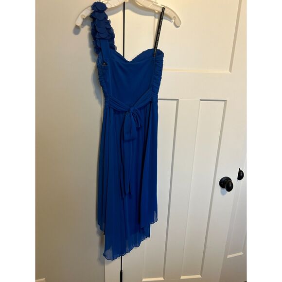 One Shoulder Royal Blue Prom/Homecoming Dress by DB Studio Size 4/6 - Picture 1 of 8